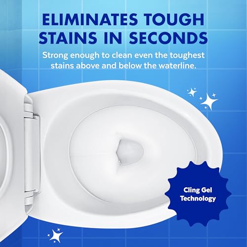 Lysol Toilet Bowl Cleaner Gel, Stain Removal, 24 oz