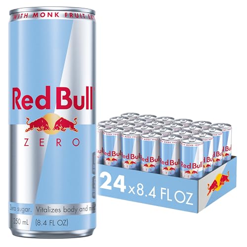 24 Pack Red Bull Zero Energy Drink 8.4oz Cans