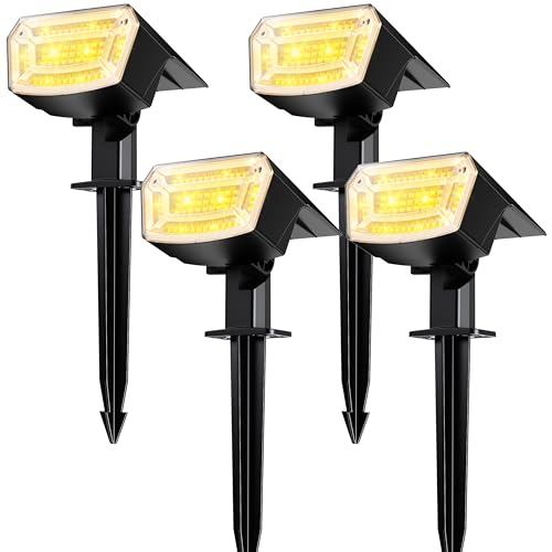 4 Pack Solar Outdoor Spot Lights IP65 Waterproof