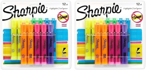 24 Pack Sharpie Tank Highlighters Chisel Tip