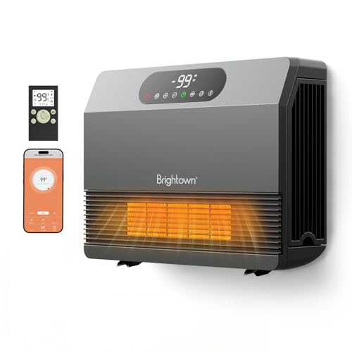 Brightown 1500W Smart Wall Mounted Space Heater