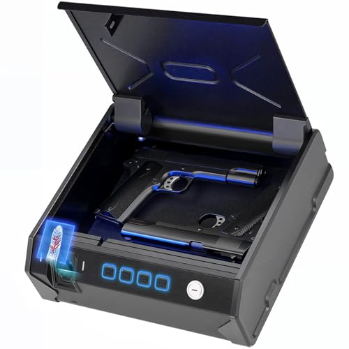 Biometric Finger Vein Gun Safe Quick Access Box