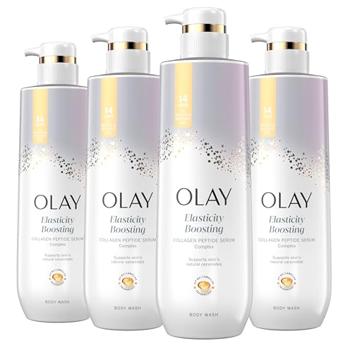 4 Pack Olay Collagen Peptide Body Wash