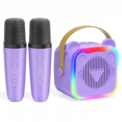 Bluetooth Kids Karaoke Machine with 2 Microphones