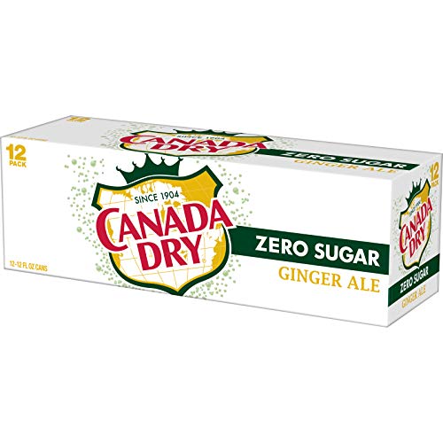 12 Pack Canada Dry Zero Sugar Ginger Ale