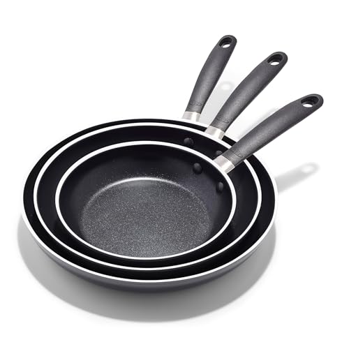 OXO 3 Piece Nonstick Ceramic Frying Pan Set
