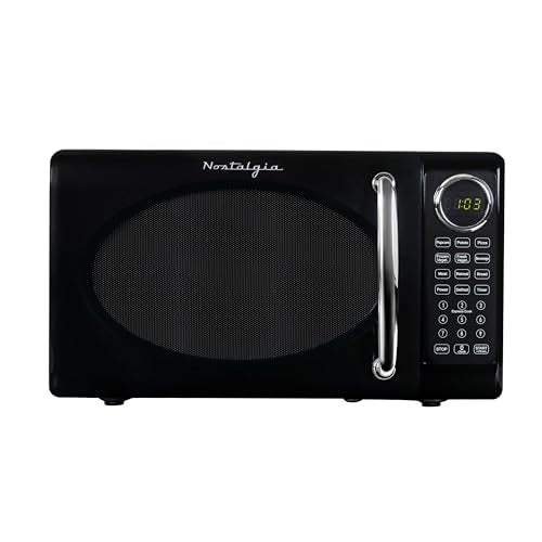 Nostalgia 0.7 Cu Ft 700W Retro Microwave Oven