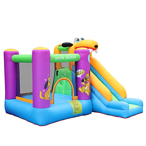 Inflatable Bounce House with Slide and Blower