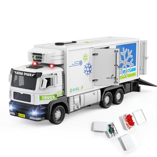 Die-Cast Mist Refrigerated Delivery Truck Toy