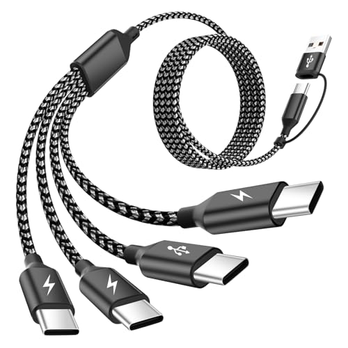 4 in 2 USB C Multi Charging Cable