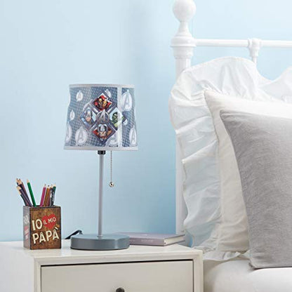 Avengers Kids Table Lamp with Decorative Shade