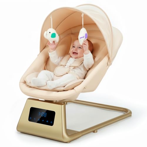 Electric Baby Swing with Cry Detection and Bluetooth