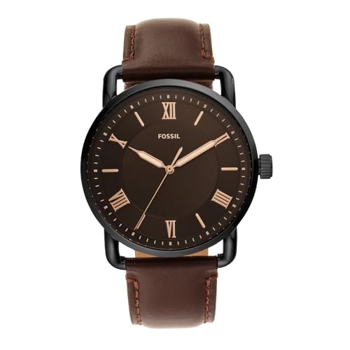 Fossil Men's Copeland Quartz Stainless Steel Leather Watch