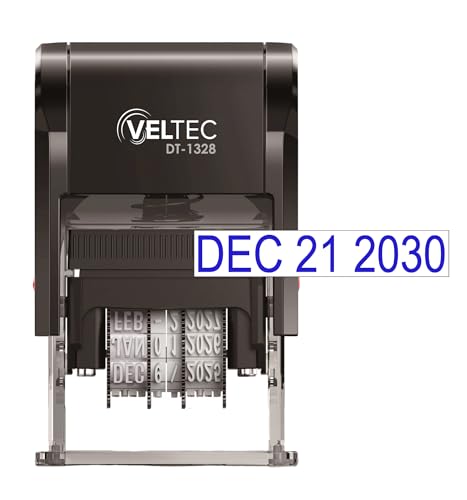 Veltec Self Inking Adjustable Date Stamp
