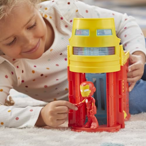 Hasbro Spidey Stark Tower Playset with Iron Man Figure