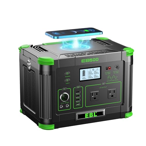 500Wh Portable Solar Power Station 500W Peak