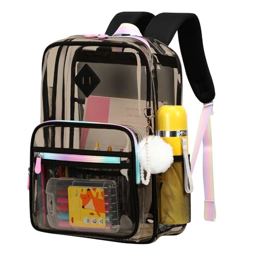 Clear Heavy Duty Transparent Backpack for School Events