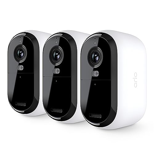 3 Pack Arlo 2K Wireless Security Cameras Indoor Outdoor