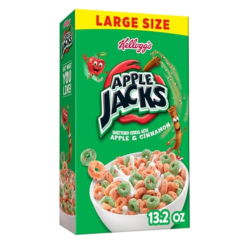 13.2oz Apple Jacks Breakfast Cereal, Kids Snack Box