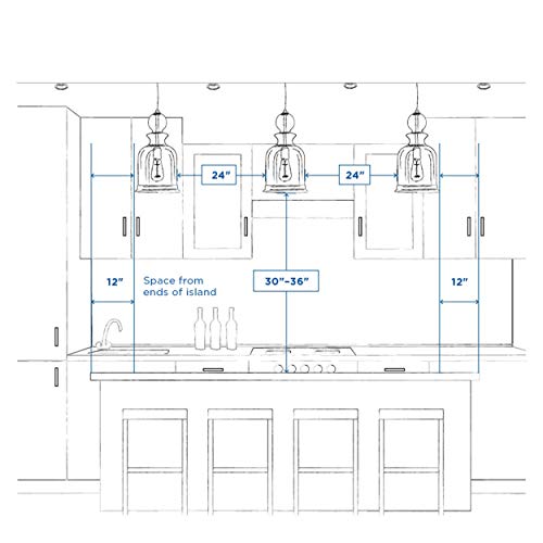 Progress Lighting 5-Light Modern Chandelier Antique Bronze