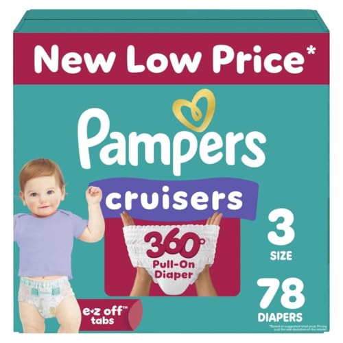 78 Count Pampers Cruisers 360 Leakproof Baby Diapers