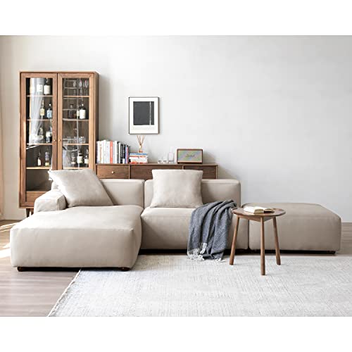 3 Seat Modular L-Shape Sectional Sofa with Chaise