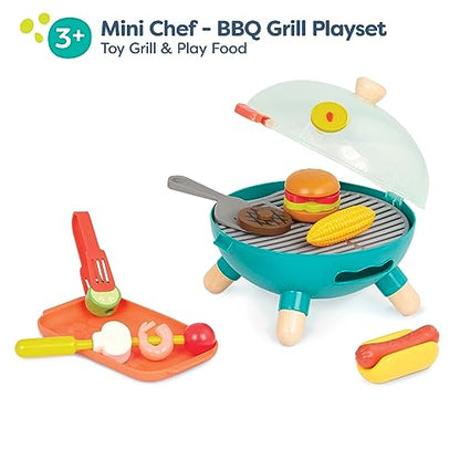 BBQ Grill Playset for Pretend Cooking Fun