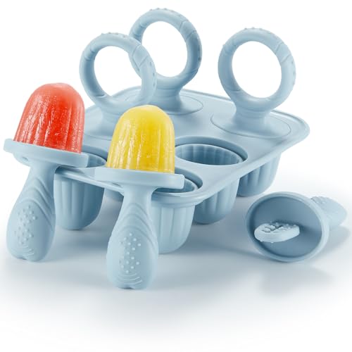 6 Cavity Silicone Toddler Popsicle Molds
