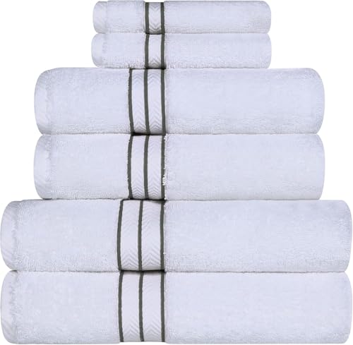 8 Piece Premium Cotton Towel Set, Bath Hand Wash
