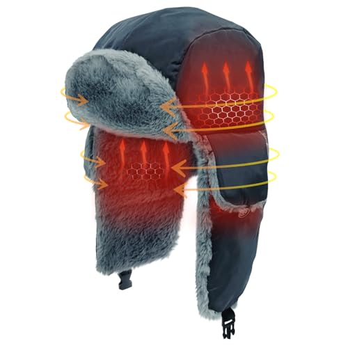 Rechargeable Electric Heated Trapper Hat