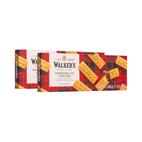 2 Pack Walkers Pure Butter Shortbread Fingers Cookies (OU-D)