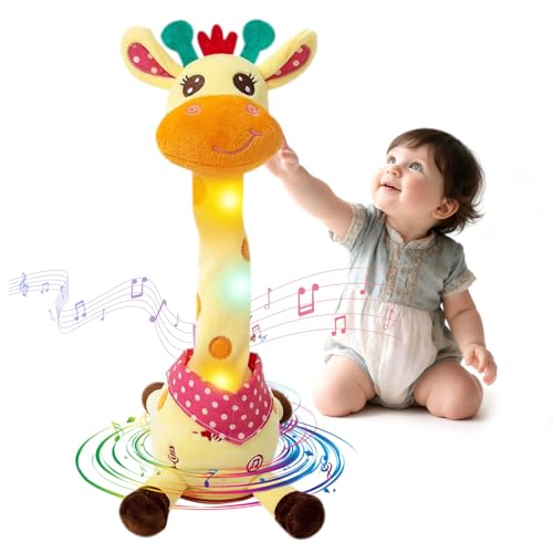 Talking Dancing Giraffe Plush Toy with Music