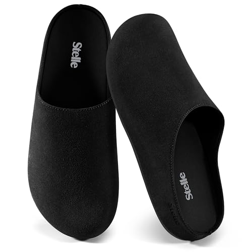 Stelle Suede Slip-On Clog Slippers