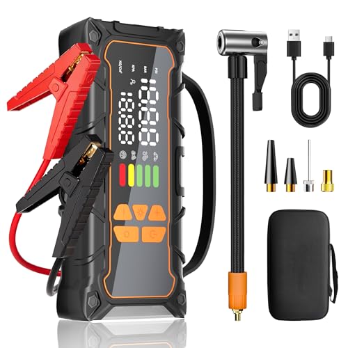 4000A Portable Car Jump Starter with Air Compressor