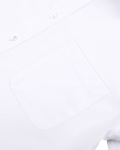 Men's Wrinkle-Free Button Down Dress Shirt White