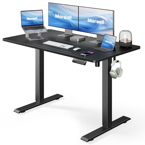 Electric Height Adjustable Standing Desk 48x24 Inch