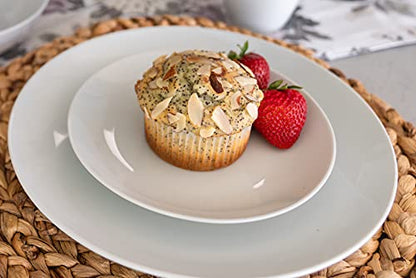10 Strawberry Street Simply Coupe 16 Piece Dinnerware Set, White - SM-1600-CP-SW