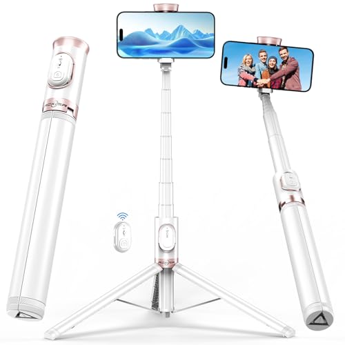 67-Inch Extendable Selfie Stick Tripod with Remote