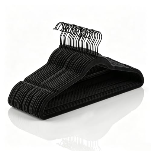 60 Pack Non Slip Velvet Suit Hangers