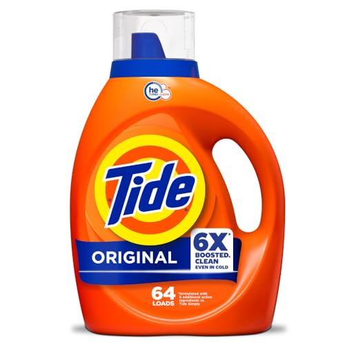 80 oz Tide Liquid Laundry Detergent, 64 Loads