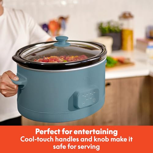 BELLA 6Qt Programmable Slow Cooker with Nonstick Pot