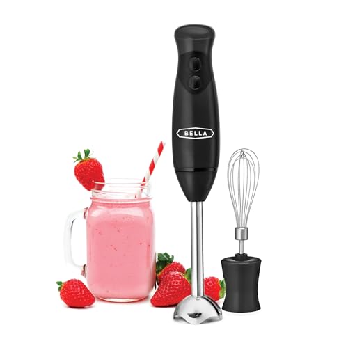 BELLA Immersion Hand Blender with Whisk Attachment
