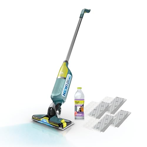 Shark VACMOP Cordless Hard Floor Vacuum Mop, 4 Pads