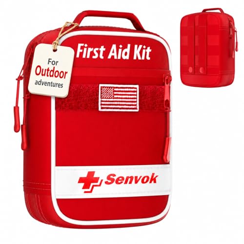 121 Piece Compact First Aid Kit with Molle Case