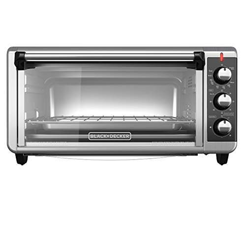 BLACK+DECKER 8-Slice Extra Wide Convection Toaster Oven