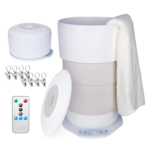 23L Foldable Towel Warmer Electric Heated Dryer Bucket