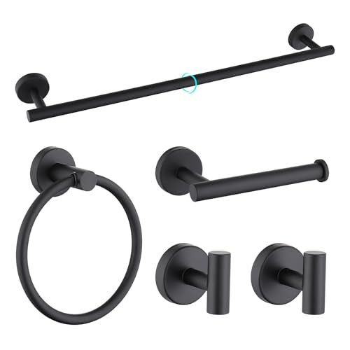 5 Piece Stainless Steel Bathroom Hardware Set