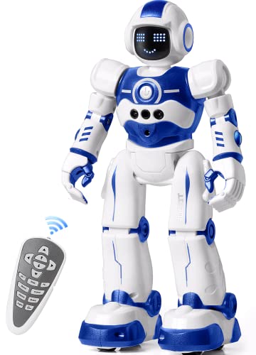 EduCuties Robot Toys for Kids,Programmable Remote Control Smart Walking Dancing Robot Toy with Gesture & Sensing for Age 4 5 6 7 8 9 10 Year Old Boys for Birthday Present