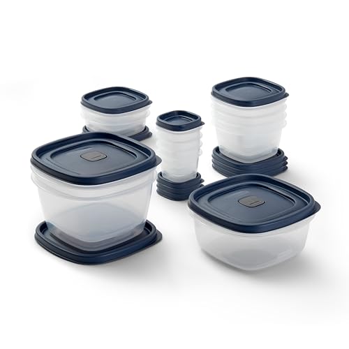 26 Piece Rubbermaid Food Storage Containers with Vented Lids