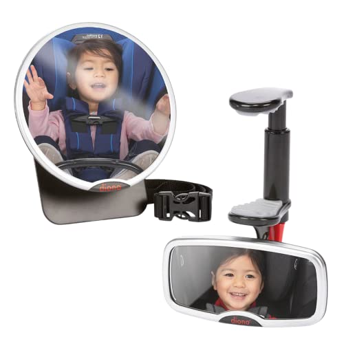 2 Pack Diono Adjustable Shatterproof Baby Car Mirrors